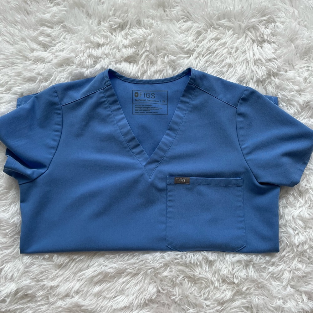 Catarina Top- ceil blue